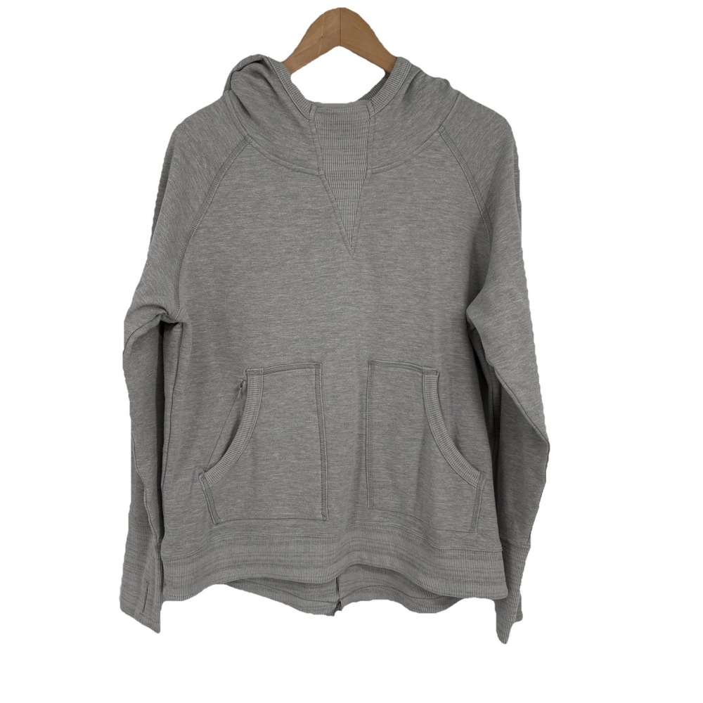 Mountain Hardware Womens Firetower Hooded Sweatshirt Large Gray Athleisure‎
